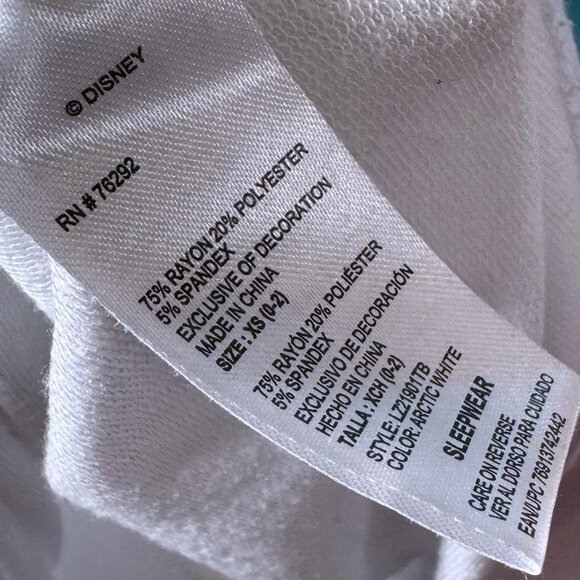 Disney Size XS Oversized Lounge Comfy Long Sleeve Top Mickey Minnie Mouse Goofy - Picture 9 of 9